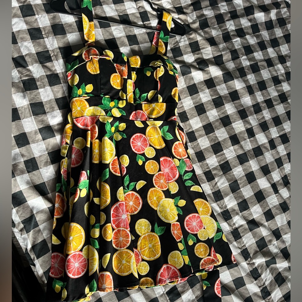 Vintage style fruit dress